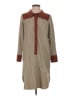 Assorted Brands Plaid Brown Casual Dress Size XS - photo 1