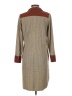 Assorted Brands Plaid Brown Casual Dress Size XS - photo 2