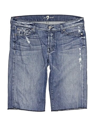 7 For All Mankind Denim Shorts (view 1)