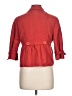 Marks & Spencer 100% Cotton Red Blazer Size 10 - photo 2