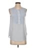 J.Crew 100% Polyester Gray Sleeveless Blouse Size XS - photo 1