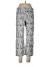 Elliott Lauren Paisley Silver Casual Pants Size 12 - photo 1