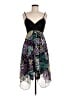 Candie's 100% Polyester Paisley Purple Cocktail Dress Size M - photo 1