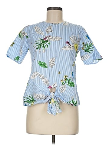 Elan Short Sleeve Blouse (view 1)