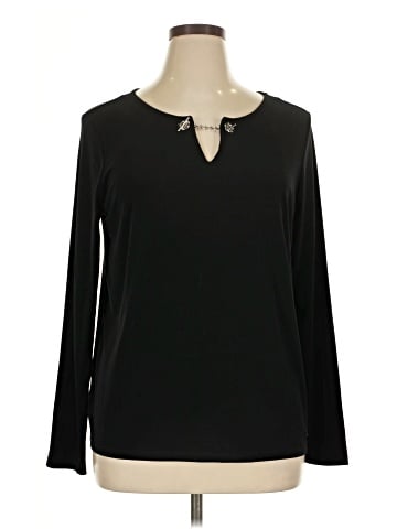 Tahari Long Sleeve Blouse (view 1)