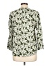 Fun2Fun 100% Rayon Green 3/4 Sleeve Blouse Size L - photo 2