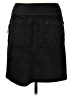 Athleta Solid Black Denim Skirt Size 10 (tall) - photo 2