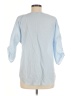 Venus 100% Cotton Blue 3/4 Sleeve Blouse Size 6 - photo 2