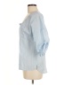 Venus 100% Cotton Blue 3/4 Sleeve Blouse Size 6 - photo 5