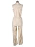 Sincerely Jules Solid Ivory Jumpsuit Size S - photo 2