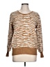 Nine West Animal Print Brown Pullover Sweater Size L - photo 1