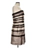 BCBGMAXAZRIA 100% Polyester Metallic Brown Cocktail Dress Size 12 - photo 4