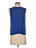 J.Crew 100% Polyester Blue Sleeveless Top Size 2 (petite) - photo 1