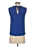 J.Crew 100% Polyester Blue Sleeveless Top Size 2 (petite) - photo 2