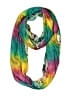 Fraas 100% Polyester Tie-dye Floral Green Scarf One size - photo 1