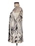 One World Silver Casual Dress Size M - photo 5