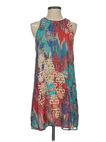 Lavender Brown Casual Dress (view 1)