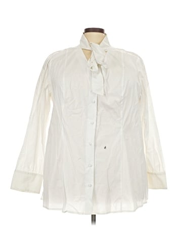 Lane Bryant Long Sleeve Button-Down Shirt (view 1)