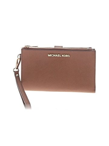 MICHAEL Michael Kors Leather Wristlet (view 1)