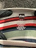 Tea 100% Cotton Stripes Ivory Burgundy Long Sleeve Onesie Size 9-12 mo - photo 3