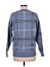 Tahari Plaid Blue Pullover Sweater Size M - photo 2