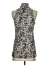 Guess 100% Polyester Silver Sleeveless Blouse Size S - photo 2