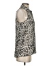 Guess 100% Polyester Silver Sleeveless Blouse Size S - photo 4