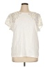 Sundance Ivory Short Sleeve Top Size XXL - photo 1