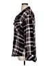 Sanctuary 100% Rayon Plaid Black Long Sleeve Button-Down Shirt Size XL - photo 5