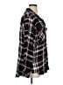 Sanctuary 100% Rayon Plaid Black Long Sleeve Button-Down Shirt Size XL - photo 4