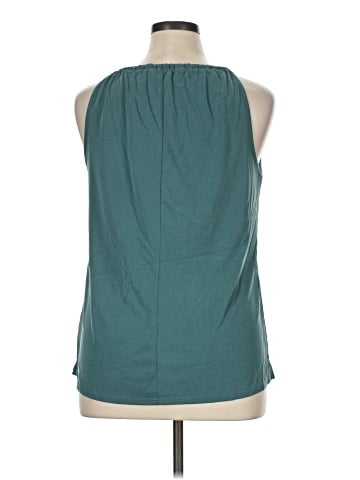 Green Envelope Sleeveless Blouse (view 2)
