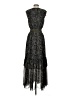 Max Studio 100% Polyester Paisley Black Cocktail Dress Size S - photo 2