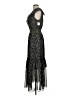Max Studio 100% Polyester Paisley Black Cocktail Dress Size S - photo 5