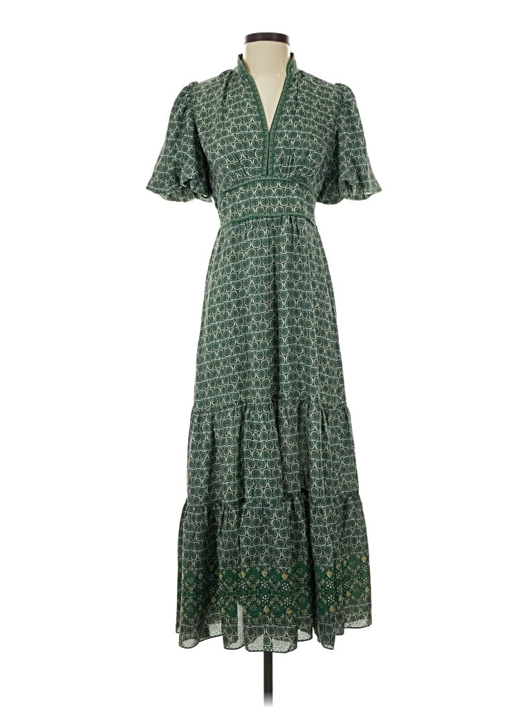 Pre-owned Max Studio Casual Dress In Green