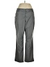 Lee 100% Polyester Chevron-herringbone Gray Dress Pants Size 14S - photo 1