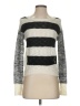 Ultra Flirt 100% Acrylic Stripes Gray Pullover Sweater Size XS - photo 1
