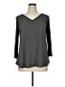 Dana Buchman 100% Polyester Black 3/4 Sleeve Top Size XL - photo 1