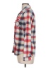 Win Win 100% Polyester Plaid Red Long Sleeve Blouse Size L - photo 5
