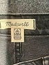 Madewell Chevron-herringbone Gray Jeans Size 28 waist (tall) - photo 7
