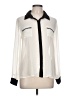 Mine Color Block Ivory Long Sleeve Blouse Size L - photo 1
