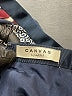 Lands' End Canvas 100% Polyester Stripes Blue Casual Skirt Size 6 - photo 4
