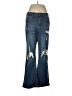 Forever 21 Hearts Blue Jeans Size 31 waist - photo 1