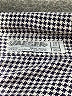 Jaeger 100% Polyester Houndstooth Gray Long Sleeve Blouse Size L - photo 7