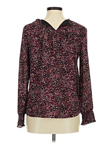 NY Collection Long Sleeve Blouse (view 2)