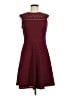 Wisp 100% Polyester Burgundy Cocktail Dress Size 6 - photo 1