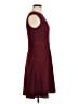 Wisp 100% Polyester Burgundy Cocktail Dress Size 6 - photo 4