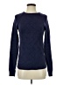 Lands' End 100% Baumwolle Chevron-herringbone Blue Pullover Sweater Size XS - photo 1