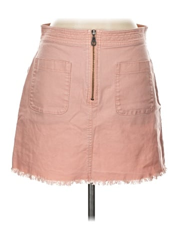 Madewell A-Line Zip Skirt (view 1)