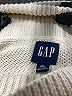 Gap 100% Cotton Stripes Ivory Turtleneck Sweater Size XL (tall) - photo 6