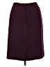 Albert Nipon 100% Wool Solid Burgundy Wool Skirt Size 6 - photo 2
